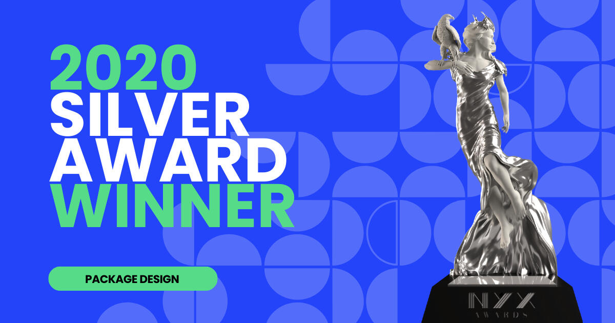 Joshua Lipka Design - 2020 Silver Award Winner for Package Design - NYX Marcom Awards