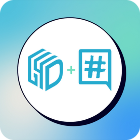 Digital4Good x #ICANHELP Logomark